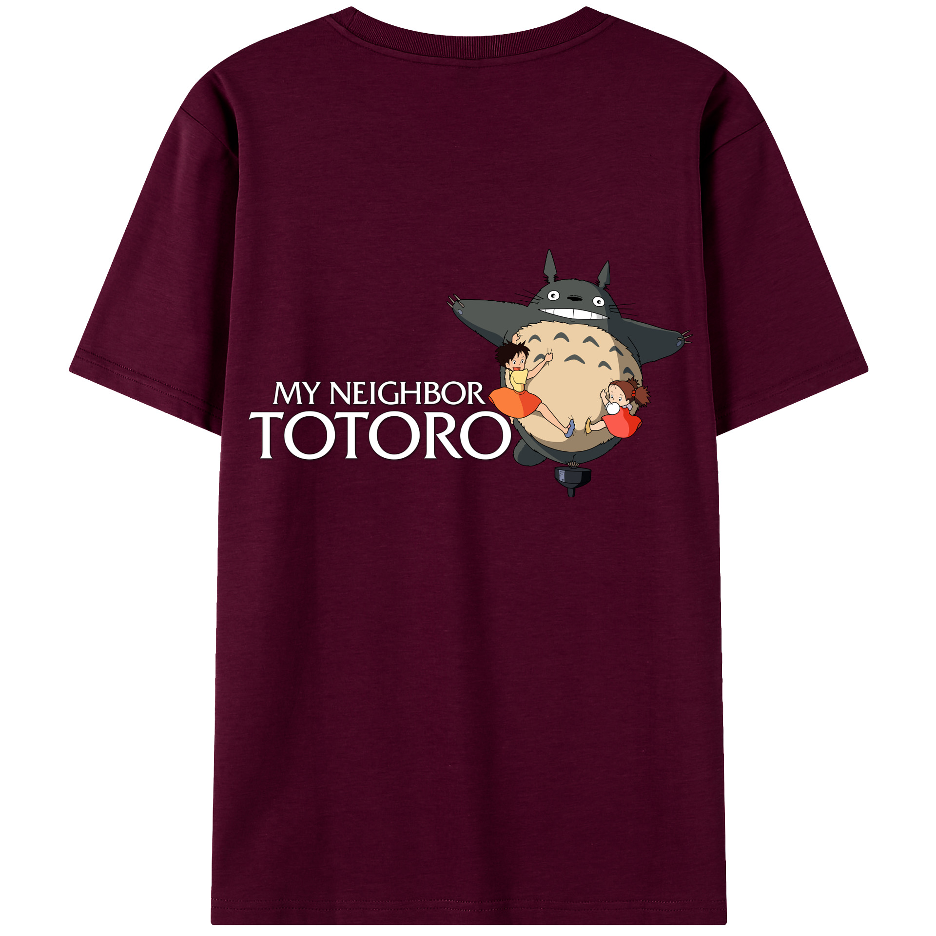 （画像用） となりのトトロ 草壁メイ 草壁サツキ My Neighbor Totoro Satsuki Kusakabe Mei Kusakabe レディース半袖Tシャツ(バックプリント)